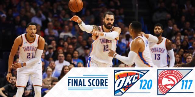  库里三分绝杀雷霆迎五连胜  